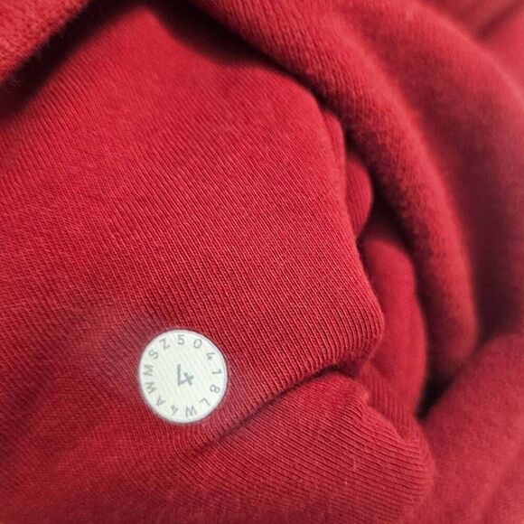 Lululemon Size 4 Red Scuba Full Zip - Picture 5 of 5